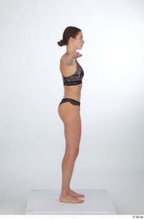 Malin black lace lingerie standing t-pose underwear whole body 0007.jpg